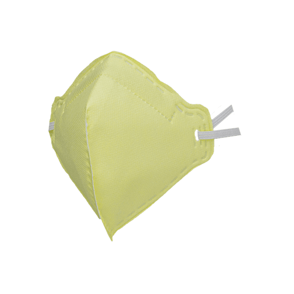 Máscara Infantil PFF2 (S) - amarela - Kit com 10 un.