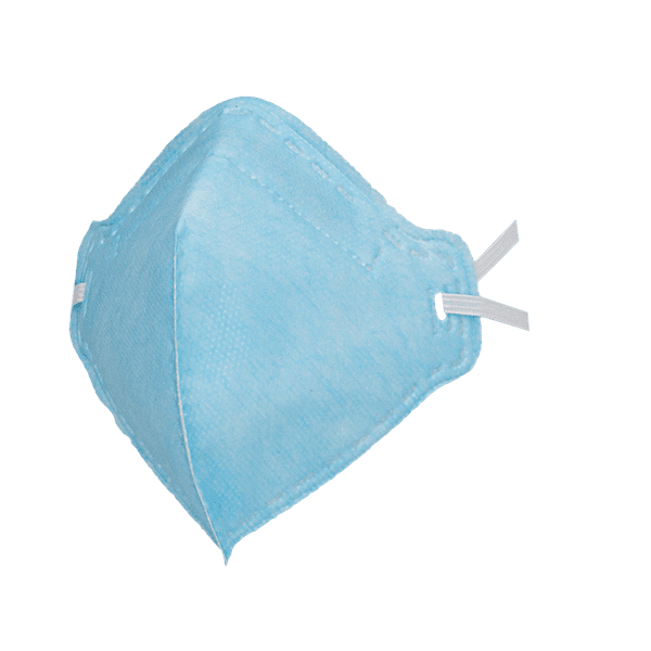 Respirador Infantojuvenil Reutilizável PFF2 (S) - azul bebê - Kit com 10 un.