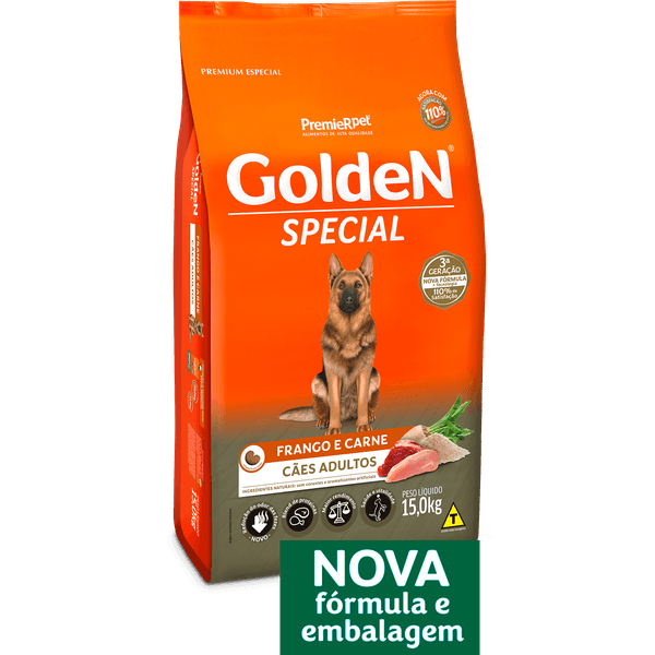 Golden special 15kg preço clearance