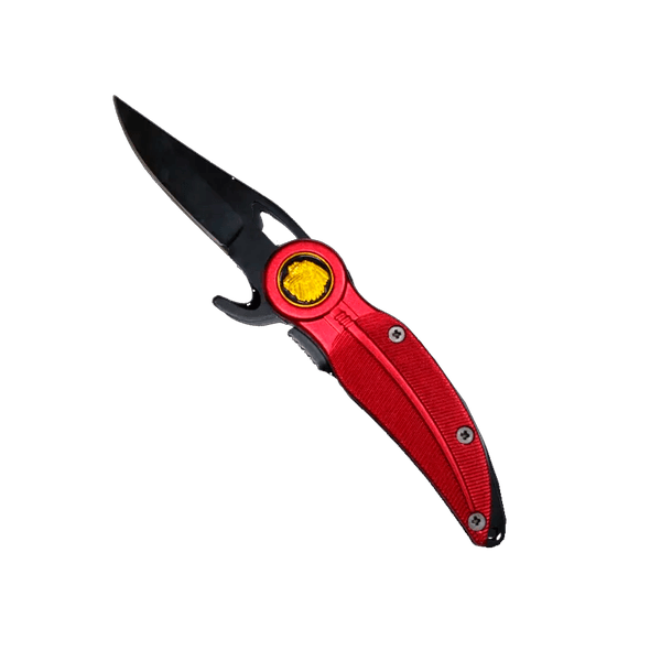 Canivete Rampant - Pena vermelha / Liso 