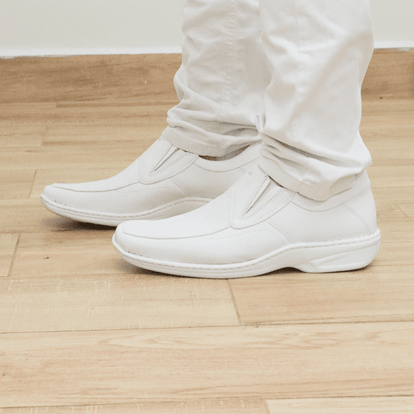 Sapato Branco Vidone Solado Branco
