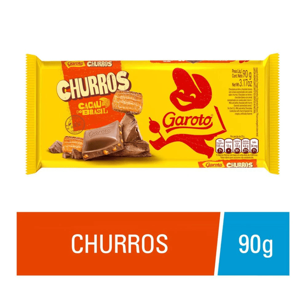 Chocolate Garoto Churros 90g