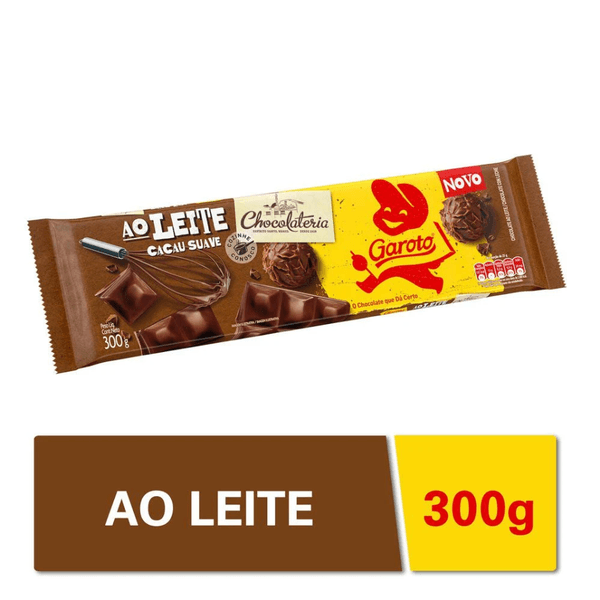 Chocolate para Cobertura Garoto ao Leite 300g