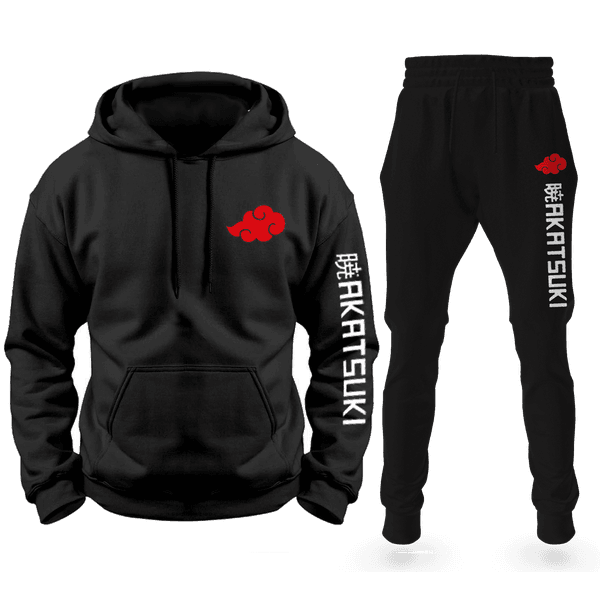 Conjunto Moletom Akatsuki Naruto Anime Blusa + Calça | Steve Maccoy