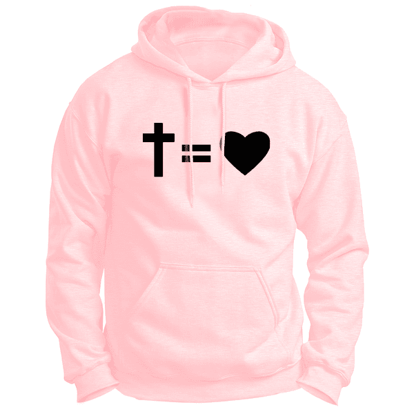 pink rose amour moletom com capuz