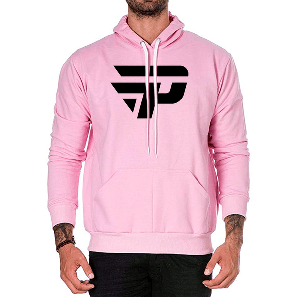 dark pink moletom com capuz