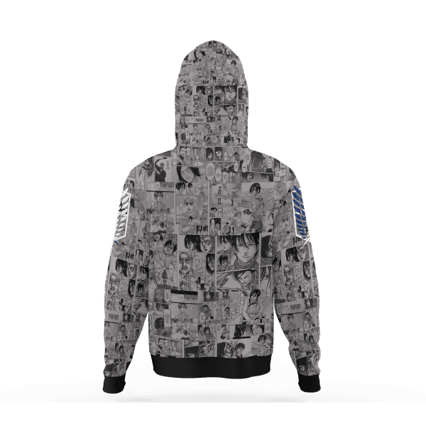 bleach painted moletom com capuz