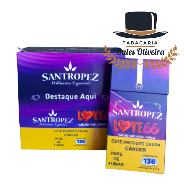 Santropez Love 66 - Display com 10 maços de 20 cigarros 