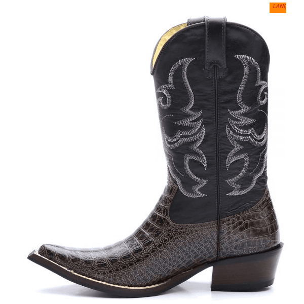 bota country bico fino