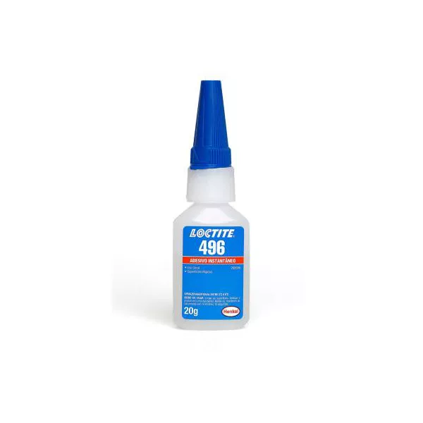 Adesivo Instantâneo Cianoacrilato Industrial Loctite 496 20g | ABRASSIL