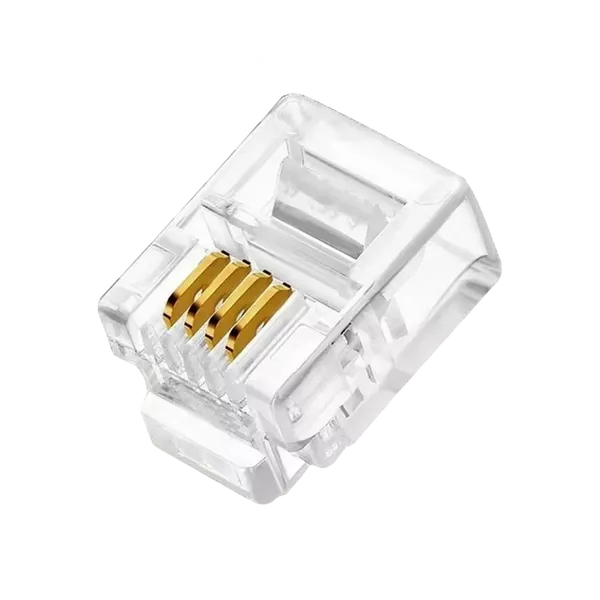 CONECTOR MACHO RJ11 6X4 