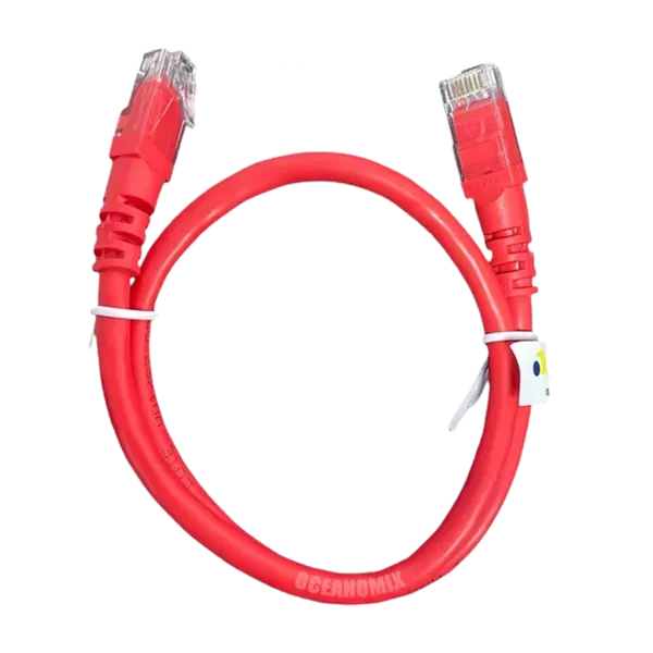 PATCH CORD CAT6 0,5M VERMELHO