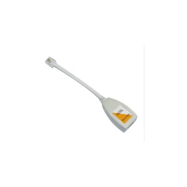 FILTRO P LINHA ADSL DUPLO 2 FEMEA 1 MACHO BEGE