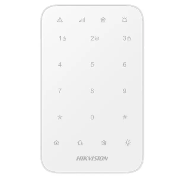 DS-PK1-E-WE TECLADO LED SEM FIO 868MHZ AX PRO HIKVISION