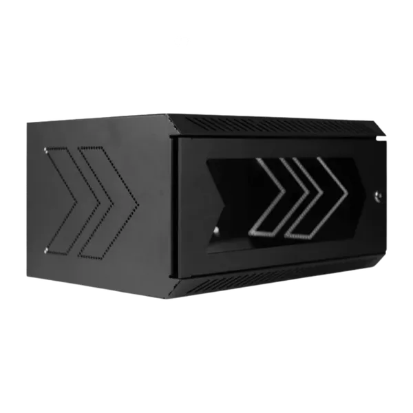 RACK HORIZONTAL 5U PRETO COM VISOR | Acretec Distribuidora