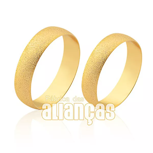 Alianças Em Ouro 18k Diamantadas - FA-1867 - Fábrica das Alianças