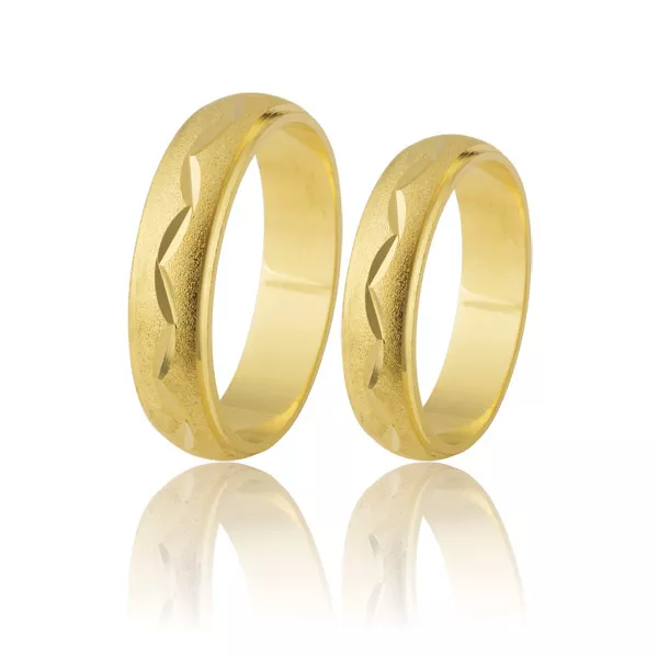 Alianças Em Ouro 18k Diamantadas - FA-201 - Fábrica das Alianças