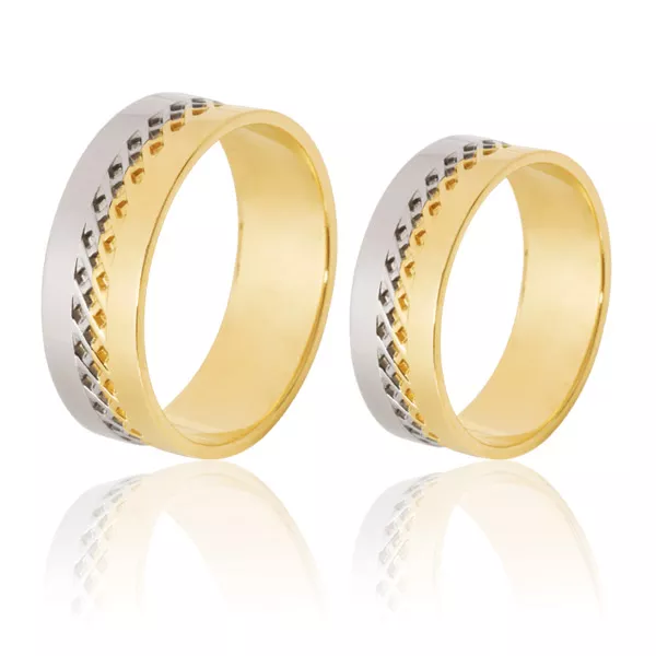 Alianças Pernambuco De Ouro - FA-618-10K - Fábrica das Alianças