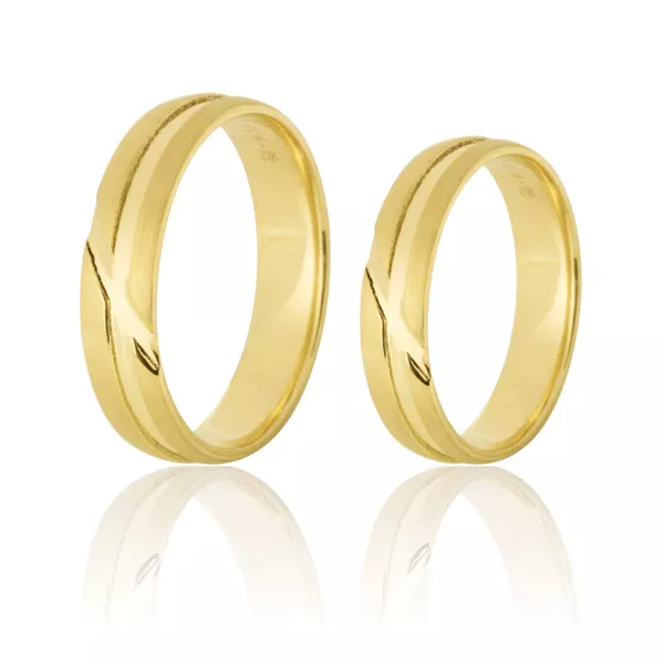 Alianças Tocantins De Ouro - FA-629-10K - Fábrica das Alianças