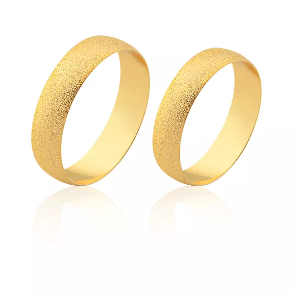 Alianças De Casamento Em Ouro Amarelo