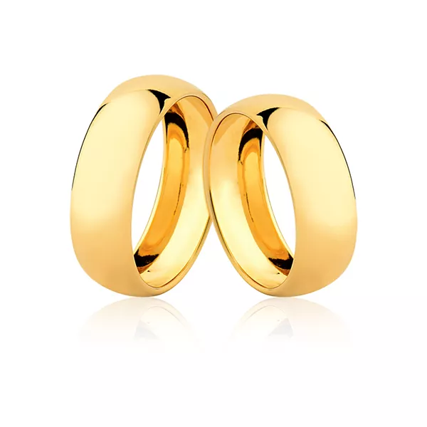 Alianças De Noivado De Ouro