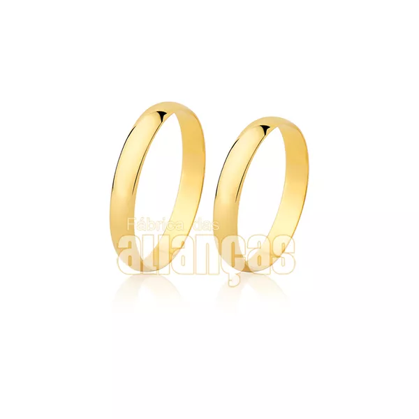 Alianças De Ouro Baratas - FA-09 - Fábrica das Alianças