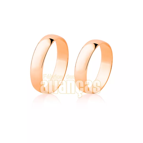 Alianças De Ouro Rose