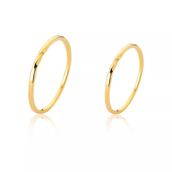 Alianças de Ouro 18k - FA-2500 - Fábrica das Alianças