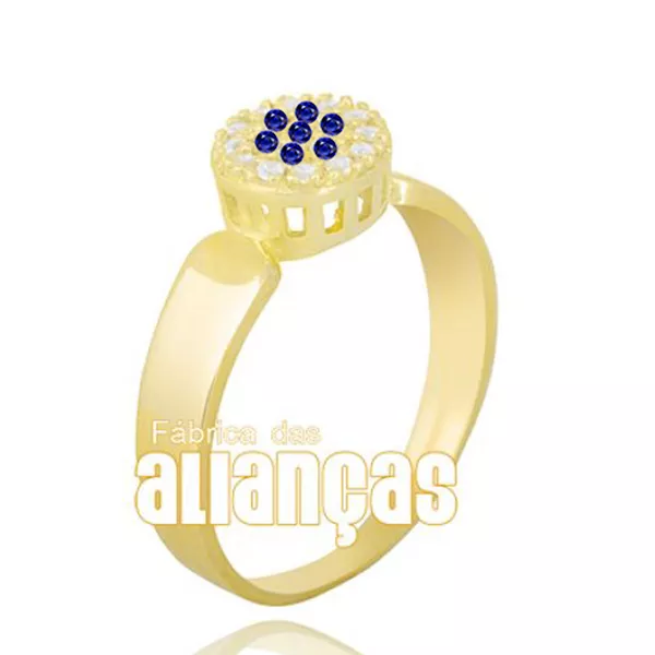 Anel De Administração 18k - S-191-S - Fábrica das Alianças