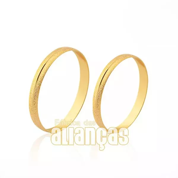 Alianças De Ouro - FA-1822-10K - Fábrica das Alianças