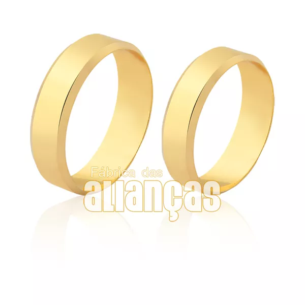 Aliança Tradicional Em Ouro