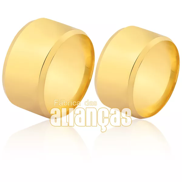 Aliança De Ouro 18k - FA-1630 - Fábrica das Alianças