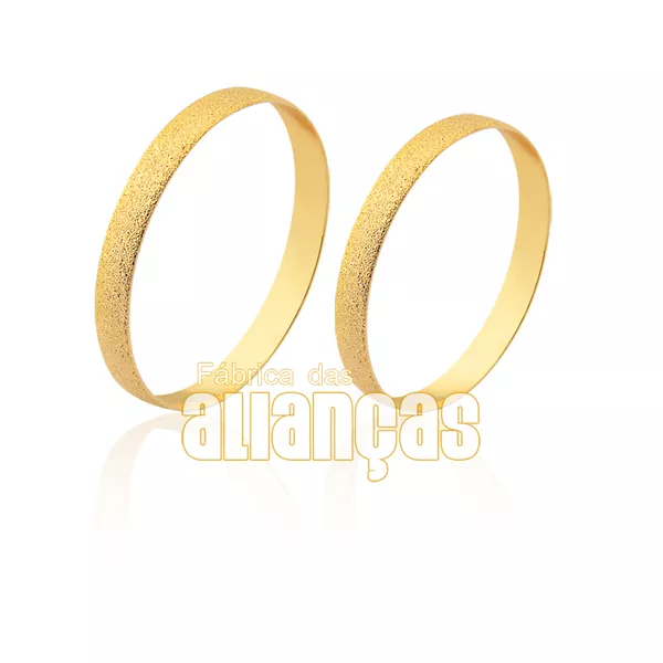 Alianças Em Ouro - FA-1862-10K - Fábrica das Alianças