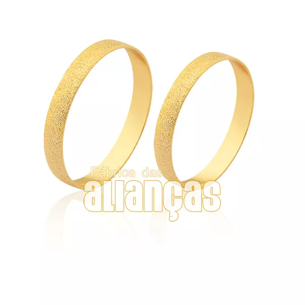 Alianças De Casamento 18k - FA-1863 - Fábrica das Alianças