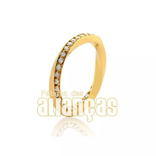 Aparador De Ouro 18k Para Alianças - FA-985 - Fábrica das Alianças