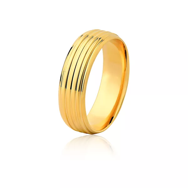 Aliança Ouro Amarelo 18k (6,50mm)