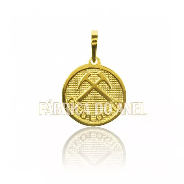 Pingente De Formatura De Geologia Em Ouro Amarelo 18k 0,750 P-54 - P-54 - Fábrica das Alianças