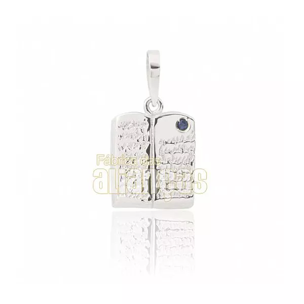 Pingente De Formatura De Pedagogia Em Ouro Branco 18k 0,750 P-20-b - P-20-B - Fábrica das Alianças