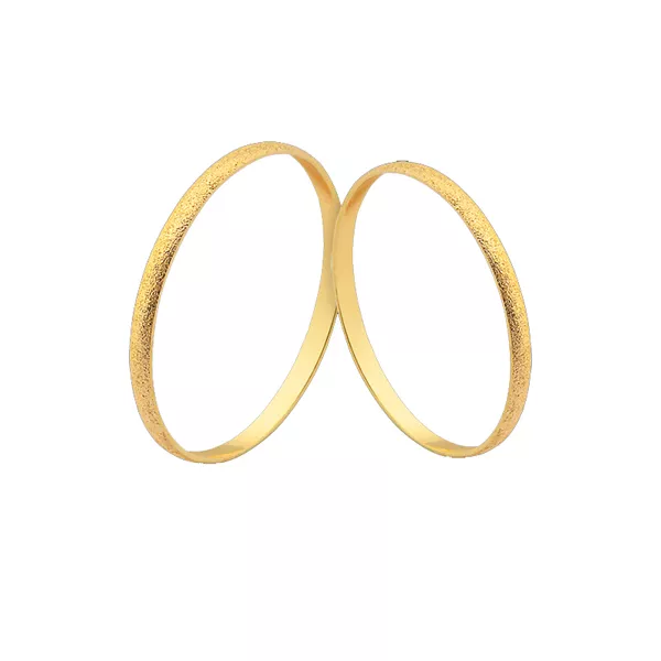 Alianças De Casamento Em Ouro - FA-1860-V - Fábrica das Alianças
