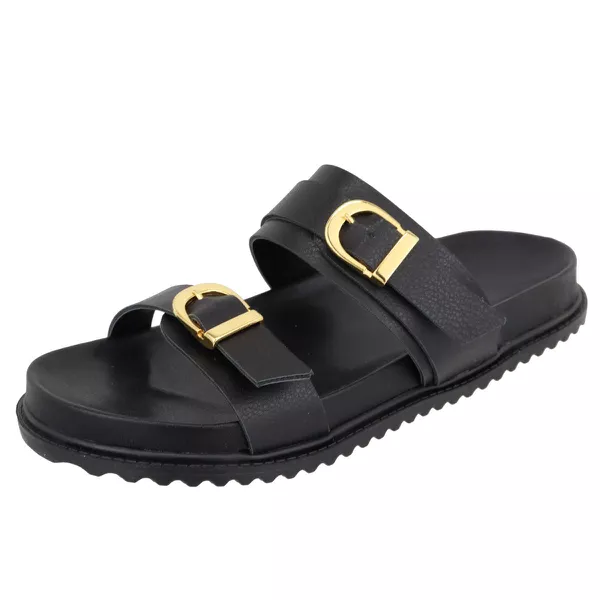Papete Caribe Enfeite Tiras Duplas Preto