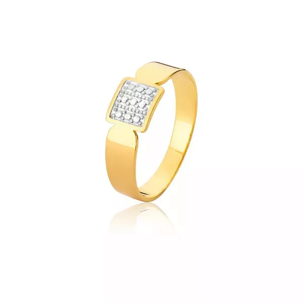 Anel Feminino De Ouro 18k - AE-A-13 - Alianças Exclusivas