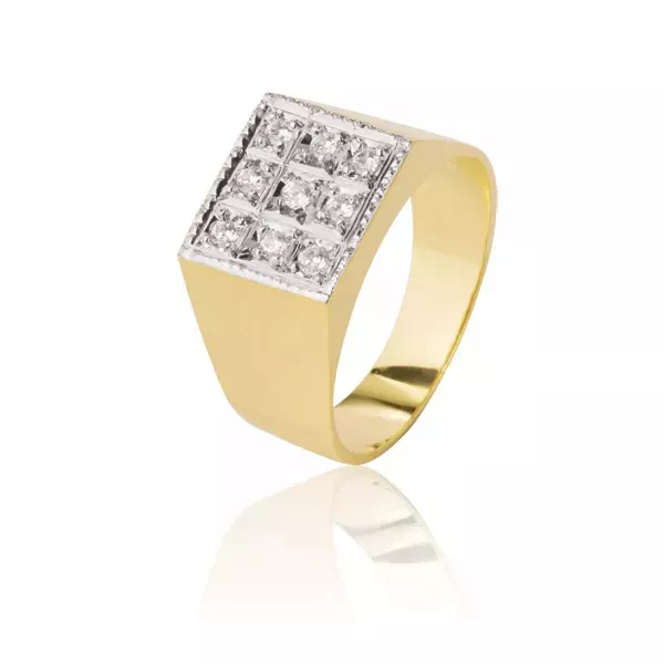 Anel Masculino em Ouro 18K - AE-A-03 - Alianças Exclusivas