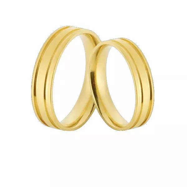 Aliança em Ouro 10K com Frete Grátis - AE-JE-633 - Alianças Exclusivas