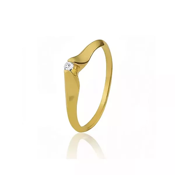 Anel Delicado Em Ouro 18k - AE-S-06 - Alianças Exclusivas