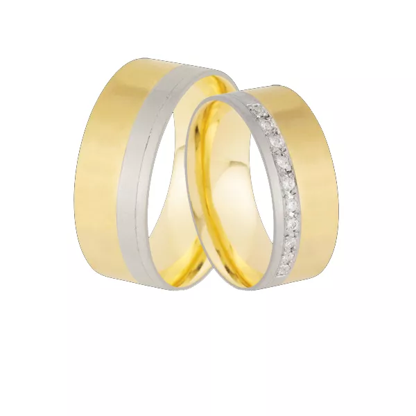 Aliança Em Ouro 18k Com Frete Grátis - AE-356 - Alianças Exclusivas