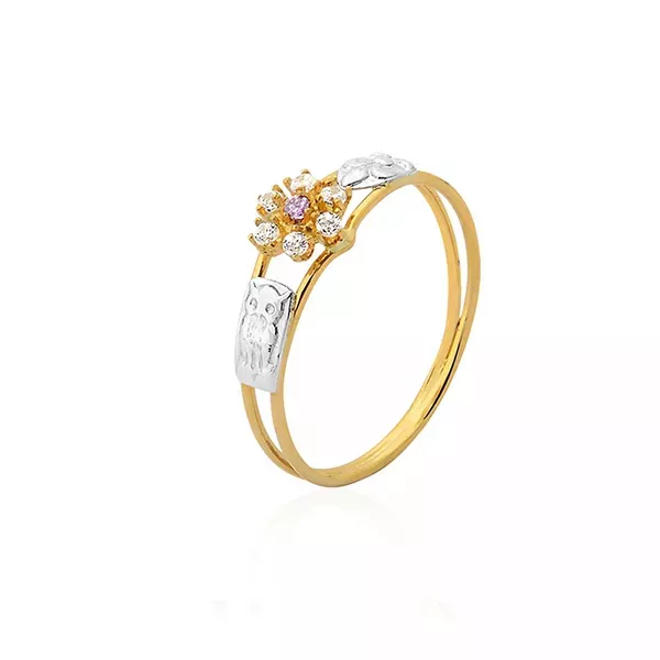 Anel Formatura Designer de Modas Ouro 10k - AE-533-Z - Alianças Exclusivas