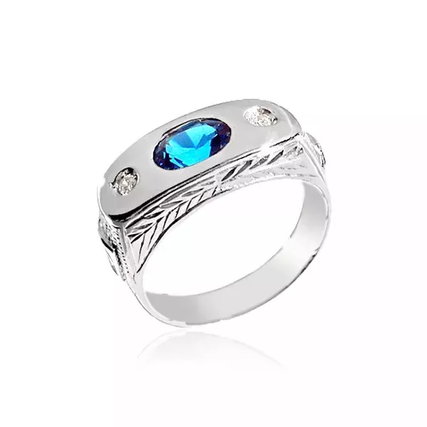 Anel de Formatura em Prata - AE-AG-002 - Alianças Exclusivas