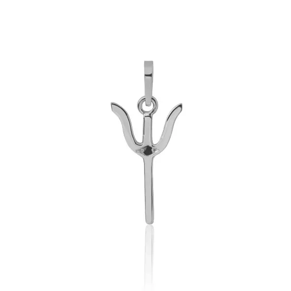 Pingente de Formatura em Ouro Branco Psicologia - AE-P-25-B - Alianças Exclusivas
