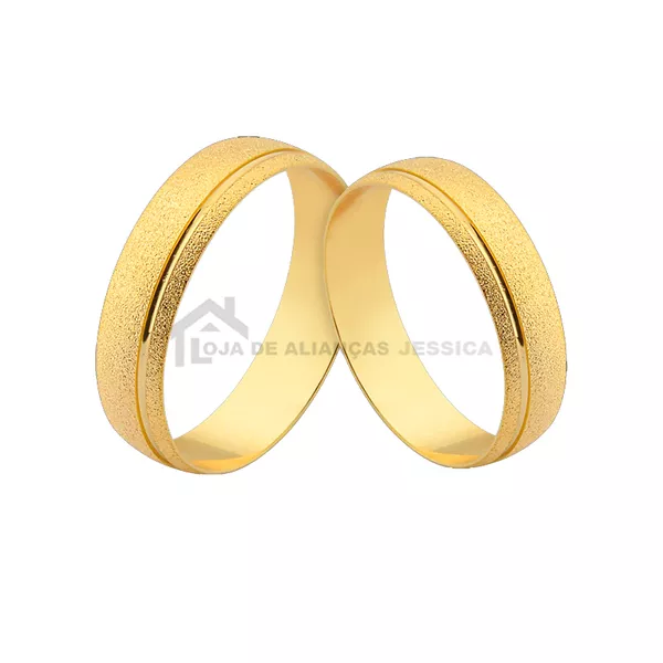 Alianças ouro 10k Com Frete Grátis - A-CM-146 - Alianças Exclusivas