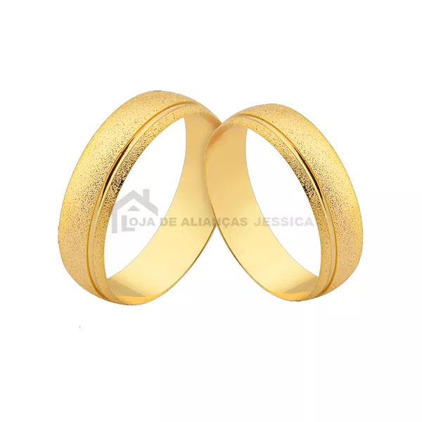  Alianças ouro 10k Com Preço Promocional - A-CM-148 - Alianças Exclusivas